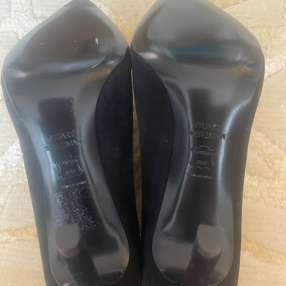 Stuart Weitzman Black Suede Booties - Picture 5 of 8